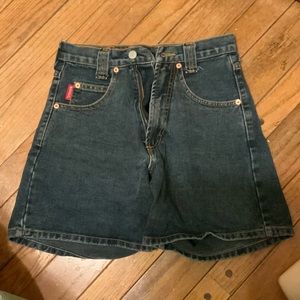 BONGO Blue Jeans Shorts Size 1 Vintage